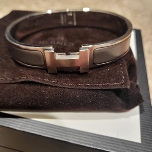Hermes clic HH bracelet.